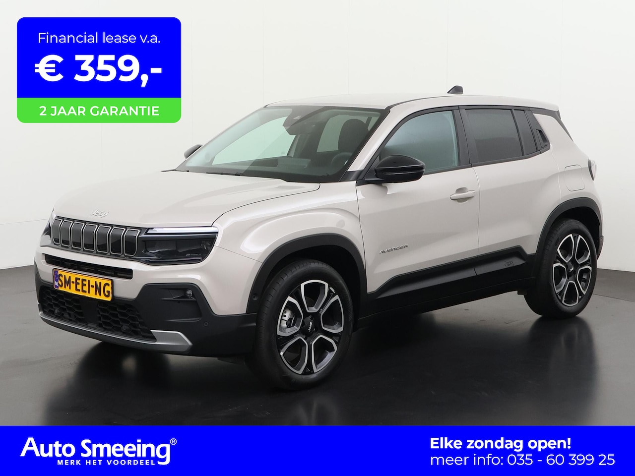 Jeep Avenger - Summit 54 kWh 3 fase | SOH 97% | Camera | Carplay | Blind spot | Zondag open! - AutoWereld.nl