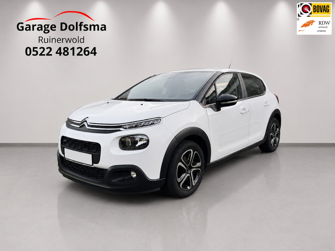 Citroën C3 - 1.2 PureTech Feel-Navi-Clima-Trekhaak-Carplay-Cruise-NL auto- - AutoWereld.nl