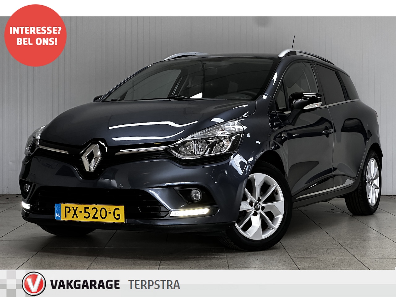 Renault Clio Estate - 0.9 TCe Limited/ DAB+/ Navi/ Airco/ Cruise/ Elek. pakket/ Isofix/ Bluetooth/ Armsteun/ Mul - AutoWereld.nl