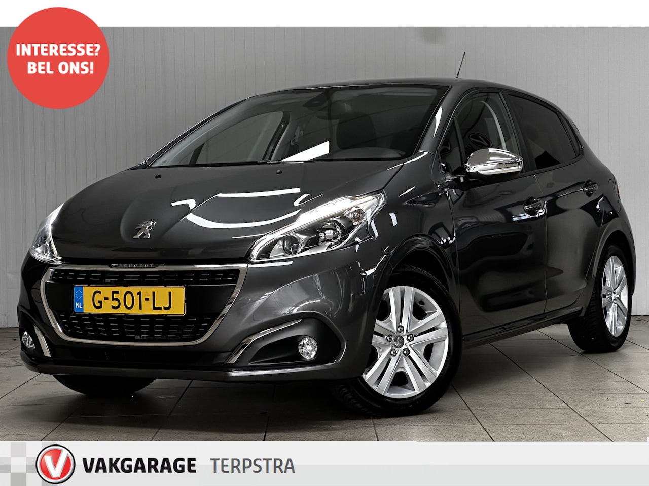 Peugeot 208 - 1.2 PureTech Signature/ Airco!/ Navi/ Bluetooth/Multi.LEDER.Stuur/ Elek.Pakket/ Isofix/ PD - AutoWereld.nl