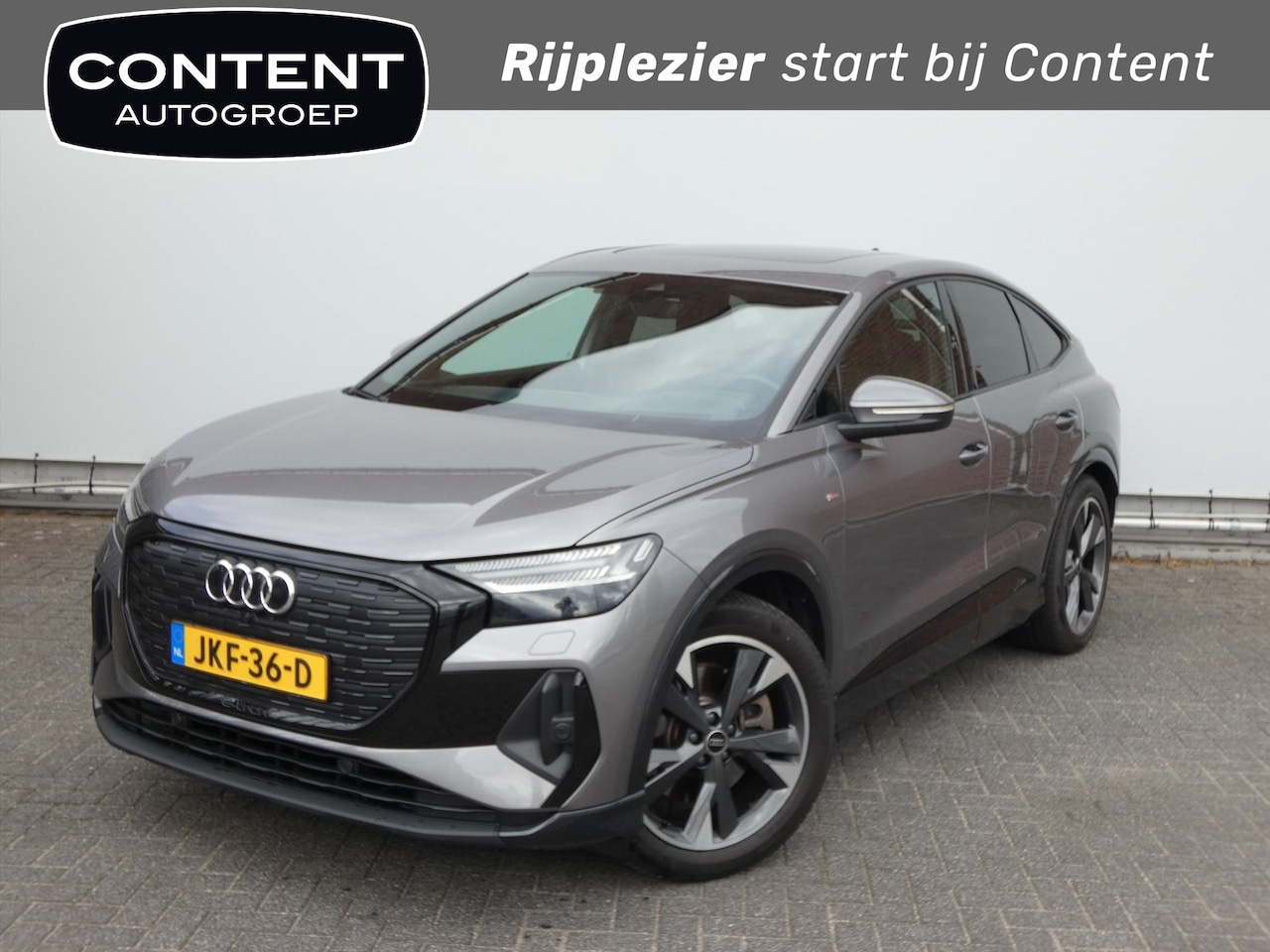 Audi Q4 Sportback e-tron - 50 e-tron quattro 77kWh 3x S-Line |Schuifdak |Leder - AutoWereld.nl
