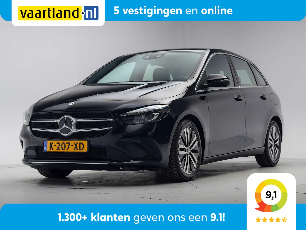 Mercedes-Benz B-klasse - 180 Business Solution Luxury Aut. [ Sfeerverlichting Leder Camera Widescreen ] - AutoWereld.nl