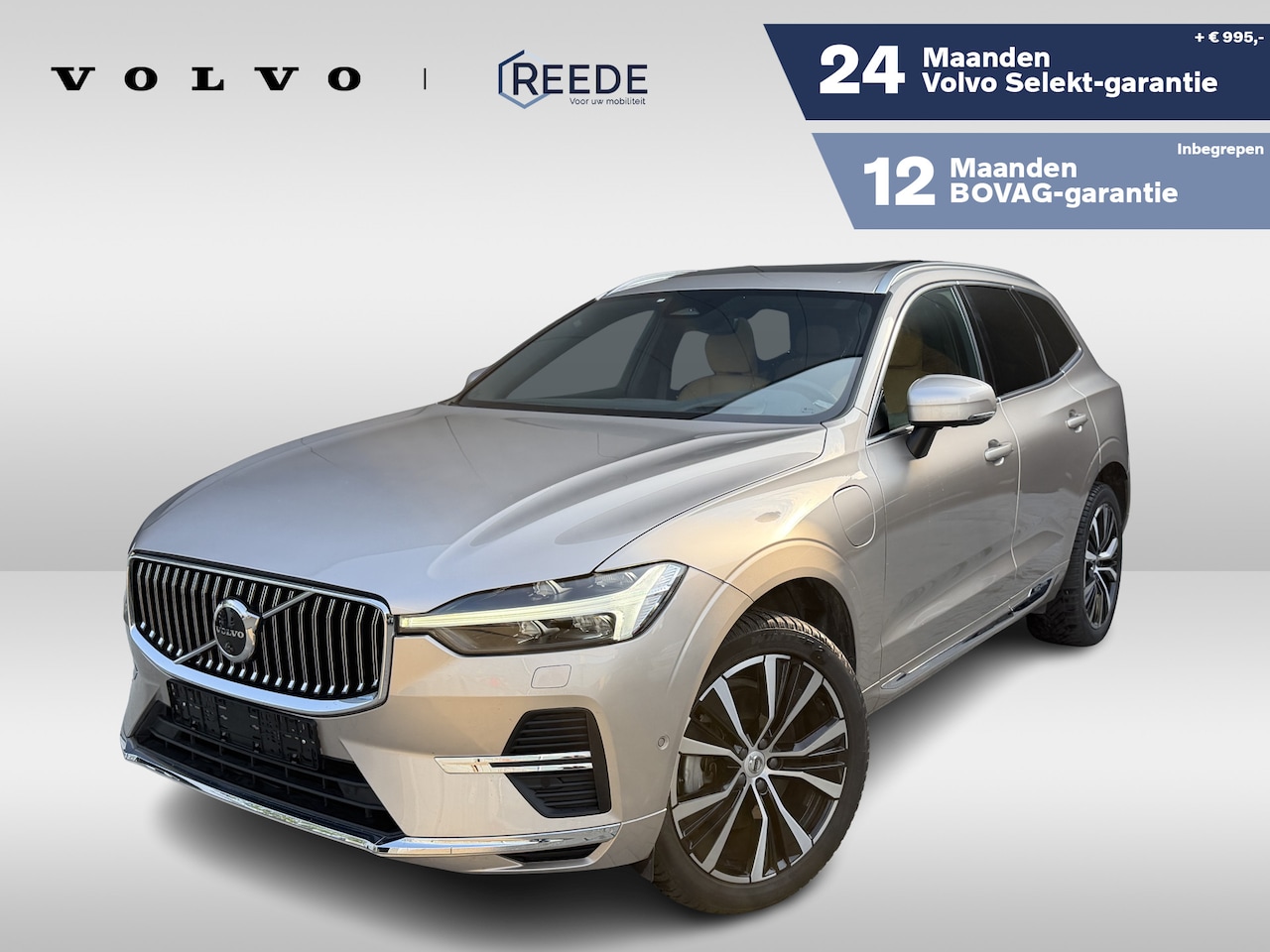 Volvo XC60 - 2.0 T6 Plug-in hybrid AWD Ultimate Bright | Massage en ventilatie | 360 Camera | Getint Gl - AutoWereld.nl