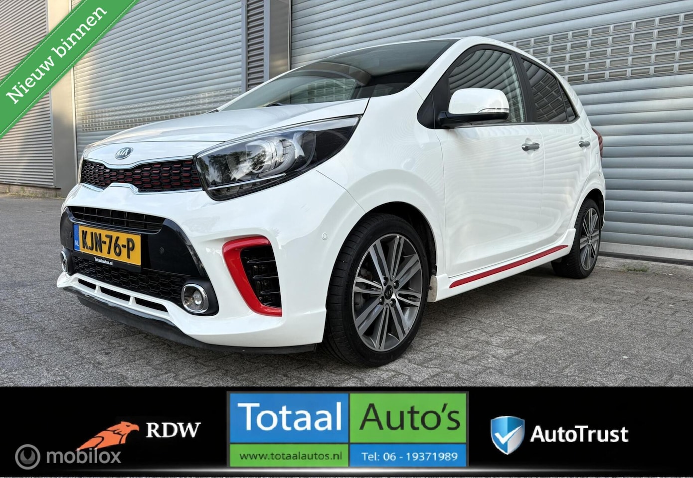 Kia Picanto - 1.0 T-GDI GT-Line 1.0 T-GDI GT-Line, NAVI*APPLE*LEDER*CAMERA - AutoWereld.nl