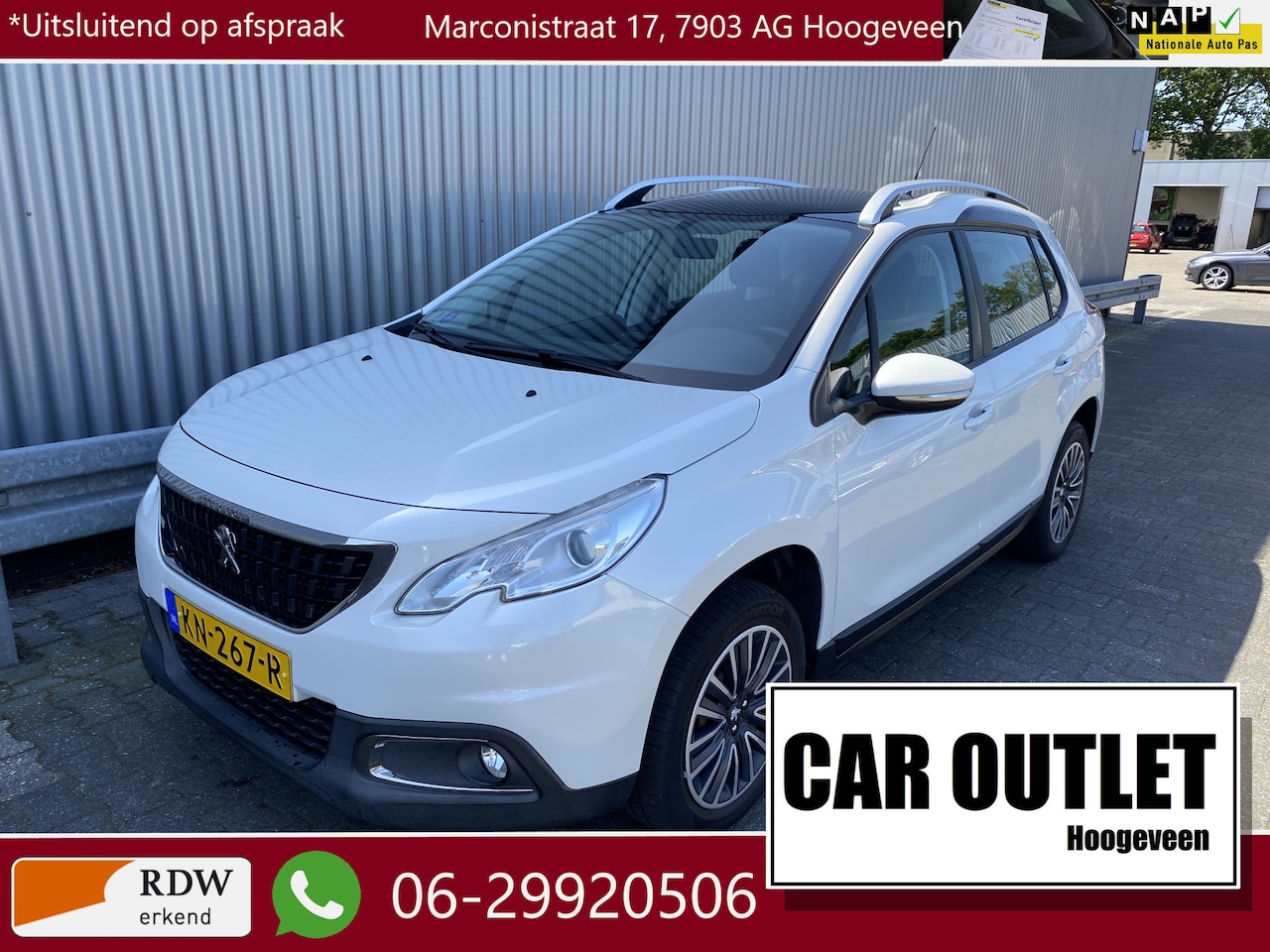 Peugeot 2008 - 1.2 PureTech Blue Lion AUTOMAAT, 165Dkm.NAP, A/C, CC, Navi, Pano, PDC, Trekh, nw. APK – In - AutoWereld.nl