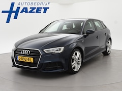 Audi A3 Sportback - 40 TFSI 190 PK S-TONIC AUT. DESIGN PRO LINE *COSMOSBLAUW METALLIC* + CARPLAY | STOEL/STUUR