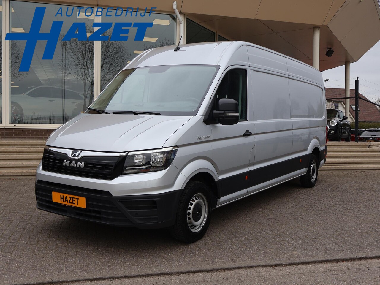 MAN TGE - 35 3.140 AUT. L4H3 ZILVERGRIJS + CAMERA | APPLE CARPLAY | ANDROID AUTO | DAB | NAVIGATIE - AutoWereld.nl