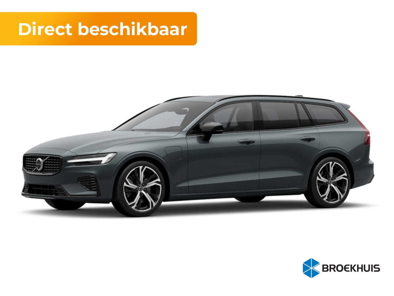 Volvo V60 - 2.0 T6 Plug-in hybrid AWD Ultra Dark | Elektrisch glazen panorama-dak | Extra getint glas - AutoWereld.nl
