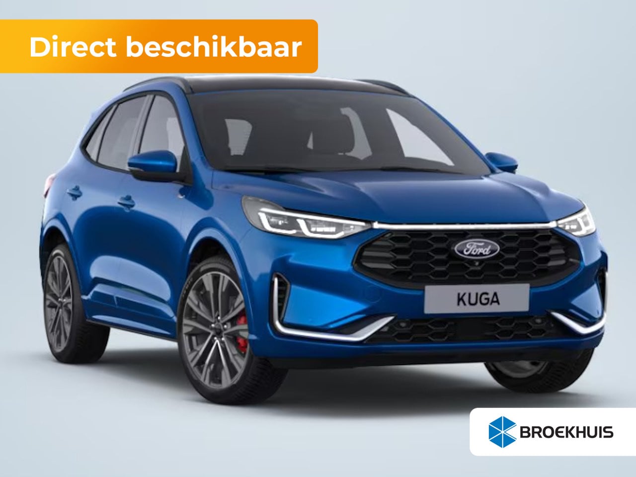 Ford Kuga - 2.5 PHEV ST-Line X | Elektrisch glazen panorama-dak | Lichtmetalen velgen 10-spaaks 20" | - AutoWereld.nl