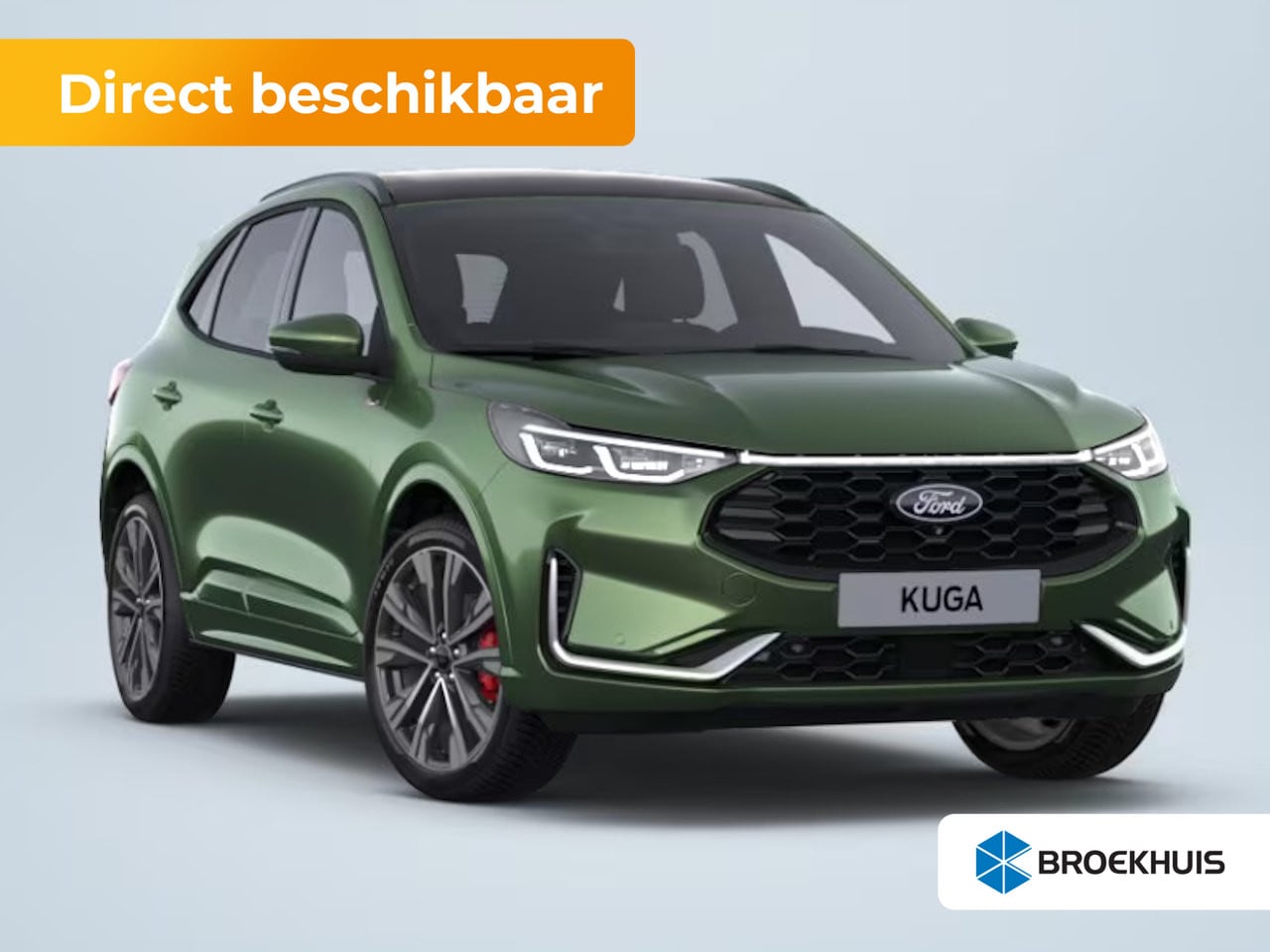 Ford Kuga - 2.5 PHEV ST-Line X | Elektrisch glazen panorama-dak | Lichtmetalen velgen 10-spaaks 20" | - AutoWereld.nl