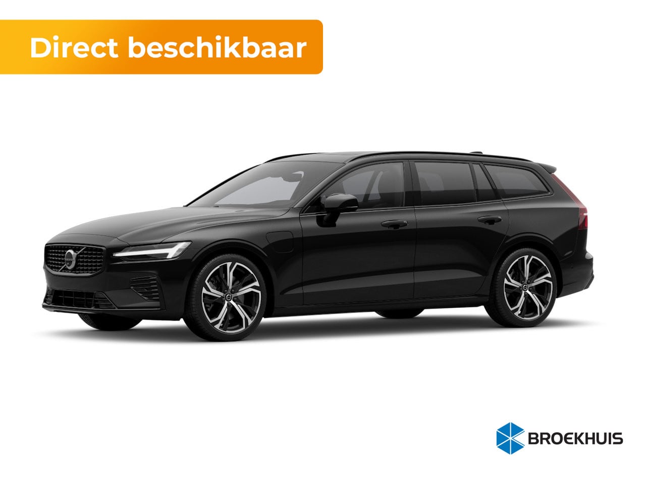 Volvo V60 - 2.0 T6 Plug-in hybrid AWD Ultra Dark | Elektrisch glazen panorama-dak | Extra getint glas - AutoWereld.nl