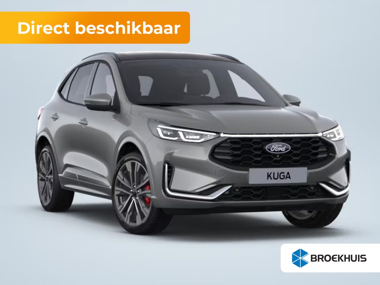 Ford Kuga - 2.5 PHEV ST-Line X | Elektrisch glazen panorama-dak | Lichtmetalen velgen 10-spaaks 20" | - AutoWereld.nl