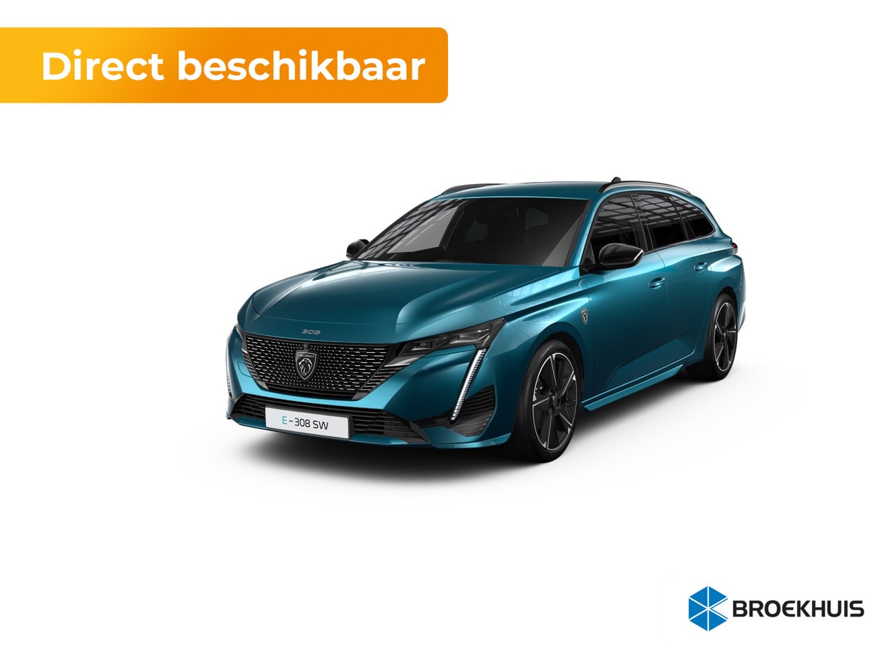 Peugeot e-308 SW - EV 156PK 54KWH GT AVANTAGE AUTOMAAT / NAVI / LED / CLIMA / PDC / 18"LMV / 360 CAMERA / ADA - AutoWereld.nl