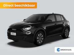 Fiat 600 - Black Edition | 16” stalen velgen met Bi-color cover | Airconditioning handmatig | Apple C