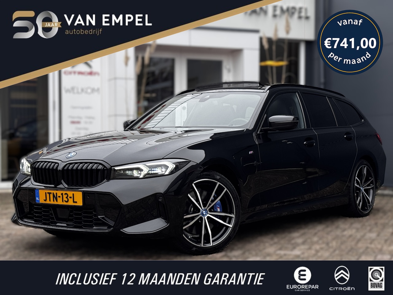 BMW 3-serie Touring - 330e xDrive M-Sport | Pano | 100% SOH | M-Kuipstoelen + Leder + Memory | Laser | HUD | LCI - AutoWereld.nl
