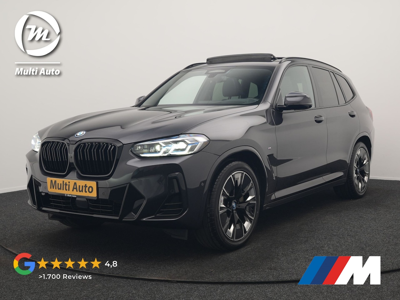 BMW iX3 - M Sport 80 kWh 286pk Dealer O.H. | Trekhaak Af Fabriek | Panodak | Head Up | Adaptive Crui - AutoWereld.nl