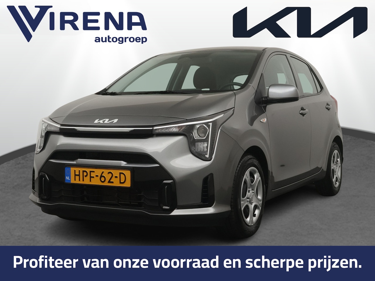 Kia Picanto - 1.0 DPI DynamicLine - Camera - Cruise control - AppleCarplay - Android Auto - Virena Zeke - AutoWereld.nl