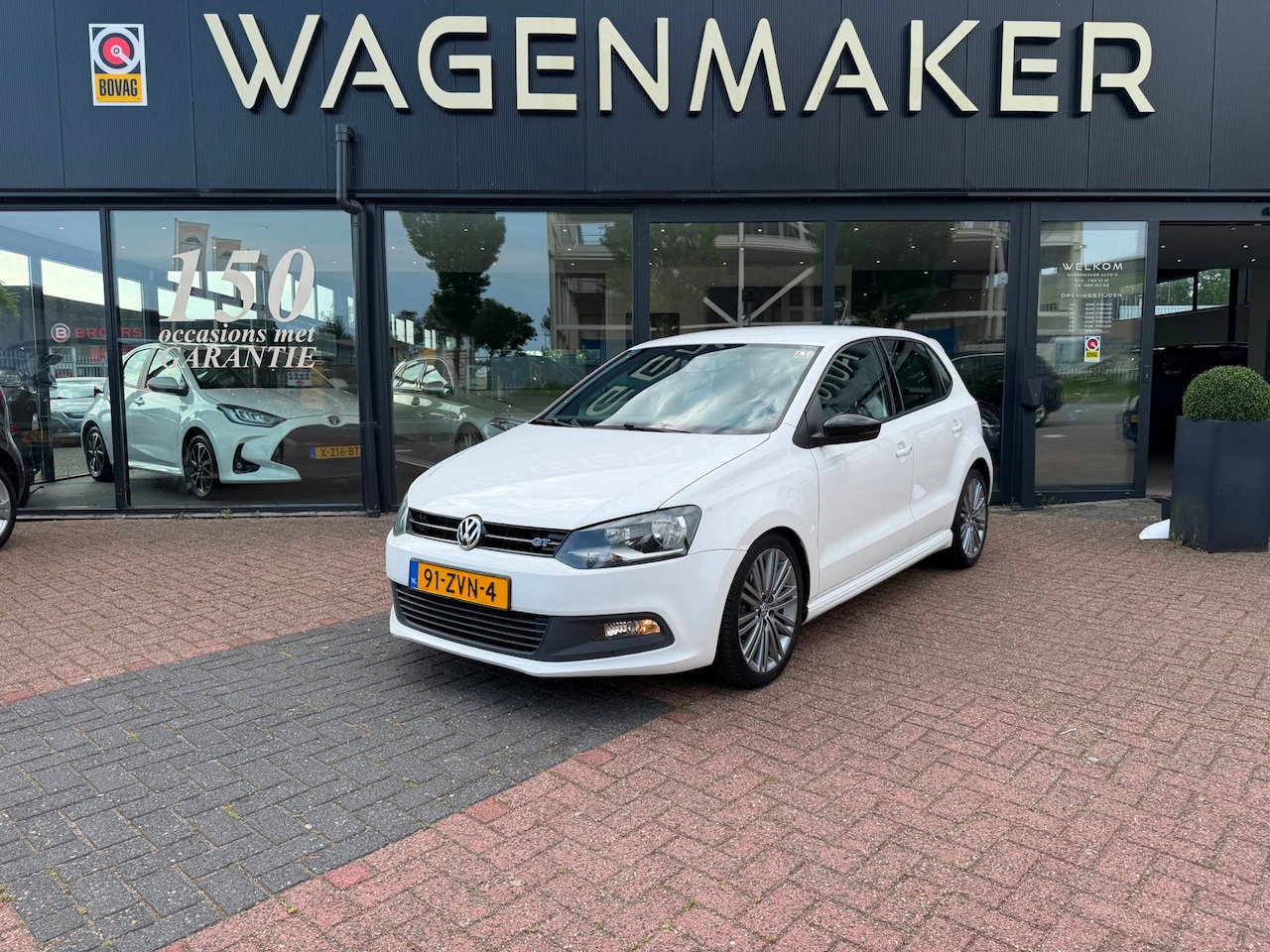 Volkswagen Polo - 1.4 TSI BlueGT Airco|Cruise|NAVI|Netjes - AutoWereld.nl