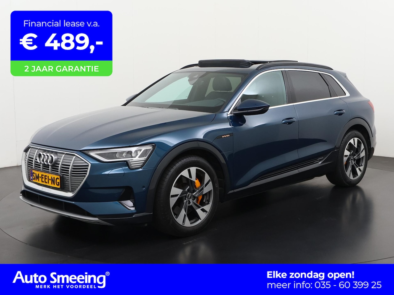 Audi e-tron - 55 quattro Advanced S-Line Int. 95 kWh | SOH 92% | Panoramadak | Trekhaak | Zondag Open! - AutoWereld.nl