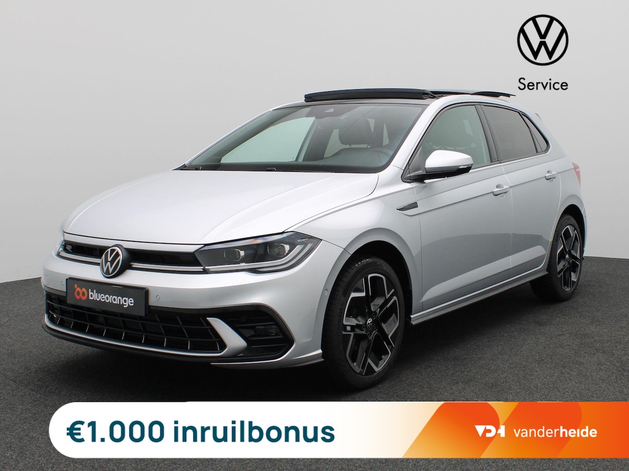 Volkswagen Polo - 1.0 TSI R-Line Edition 95PK DSG Pano-Schuifdak, Keyless, Side Assist, Matrix LED-Verlichti - AutoWereld.nl