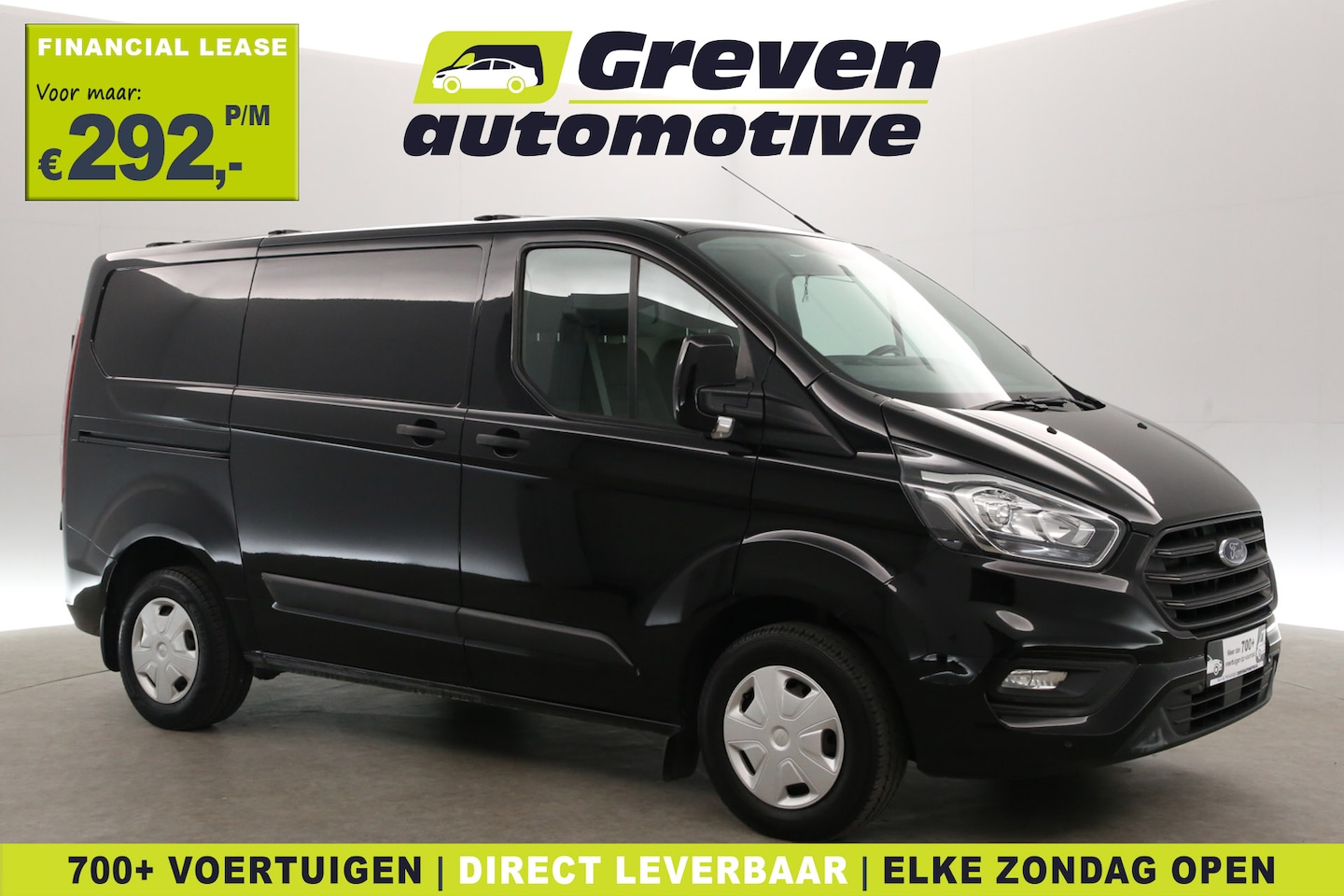 Ford Transit Custom - 2.0 TDCI L1H1 | Airco | Cruise | 3 Zits | Trekhaak | Parkeersens. - AutoWereld.nl