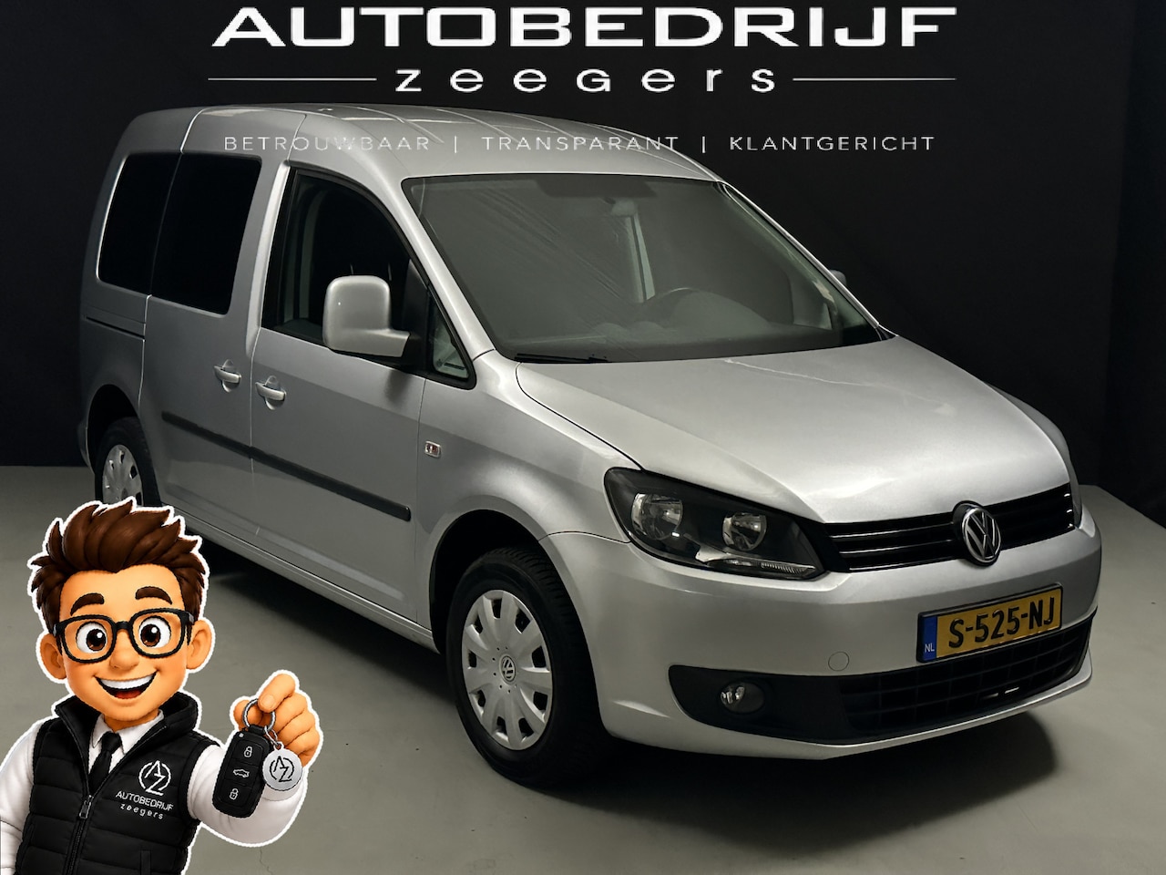 Volkswagen Caddy - 1.2 TSI Trendline Combi *AC*MultiMedia*Heatseat* - AutoWereld.nl