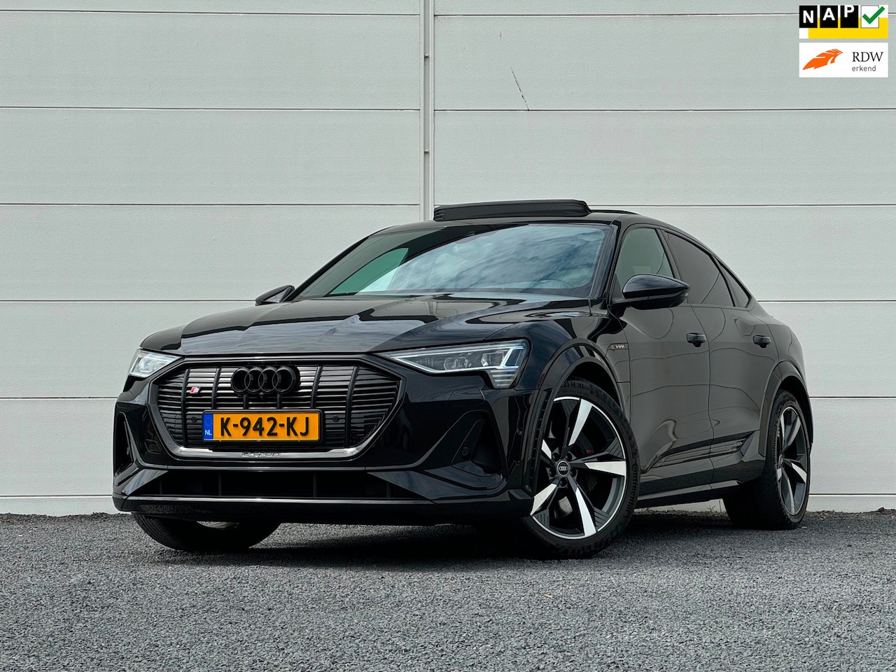 Audi e-tron Sportback - S quattro 504 PK Org NL Pano B&O RS zetels Black optic 360 camera Trekhaak incl Audi Care - AutoWereld.nl