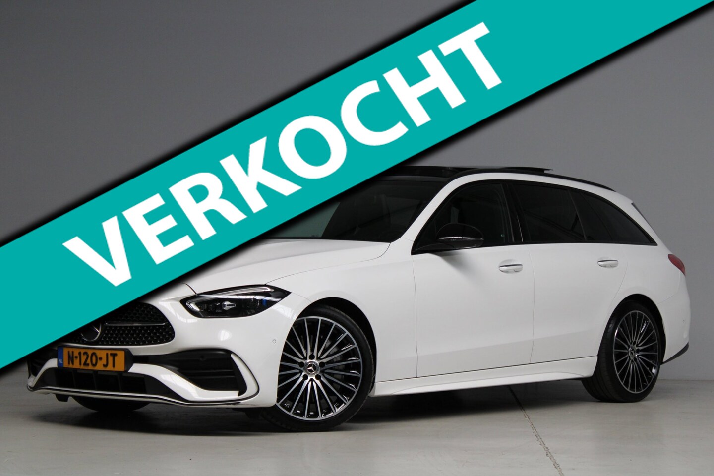 Mercedes-Benz C-klasse Estate - 200 Launch Edition AMG Line | head-up display | adap. cruise | 360 camera | burmester | la - AutoWereld.nl