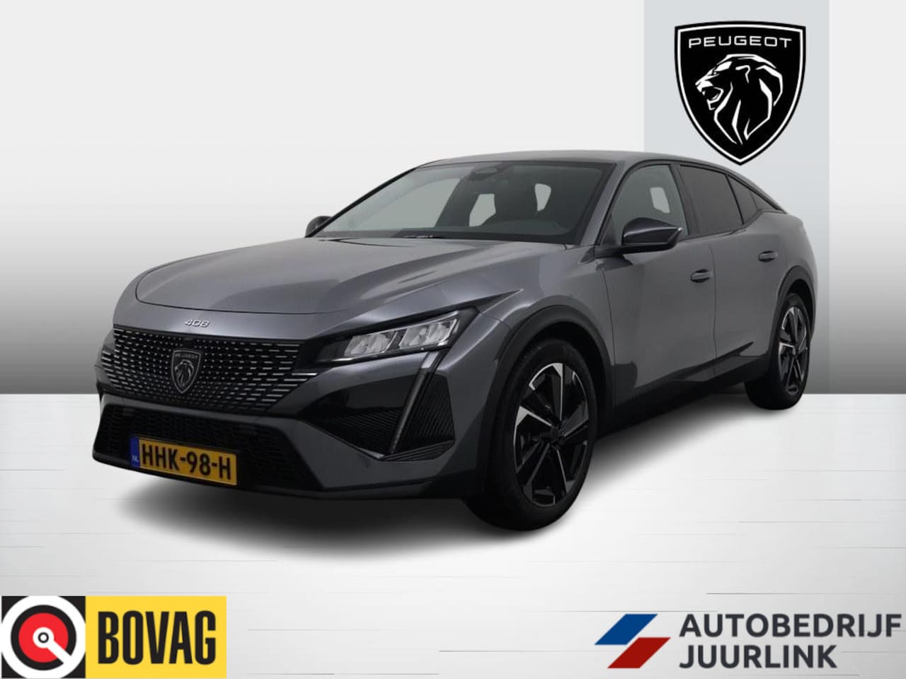 Peugeot 408 - 1.2T Hybrid 145PK Automaat Allure Nav/360.Camera/ 19inch/H.Leder/Led/CarPlay/Ecc/Ad.Cruise - AutoWereld.nl