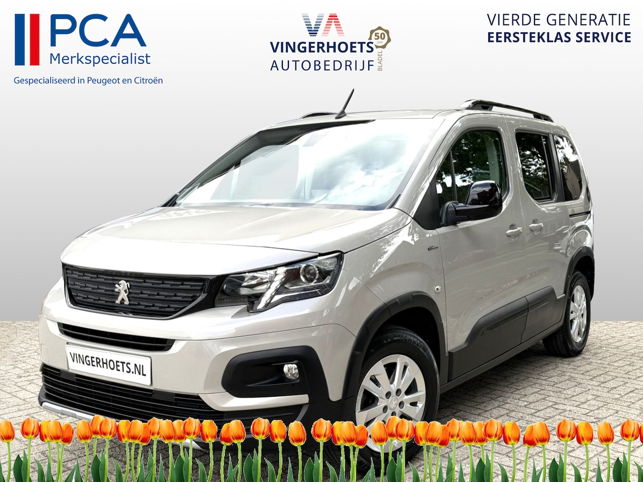 Peugeot Rifter - 110 Pk Benzine * GT-Line * Super Netjes * Navigatie * Panoramadak * Trekhaak *  Stoelverwa - AutoWereld.nl