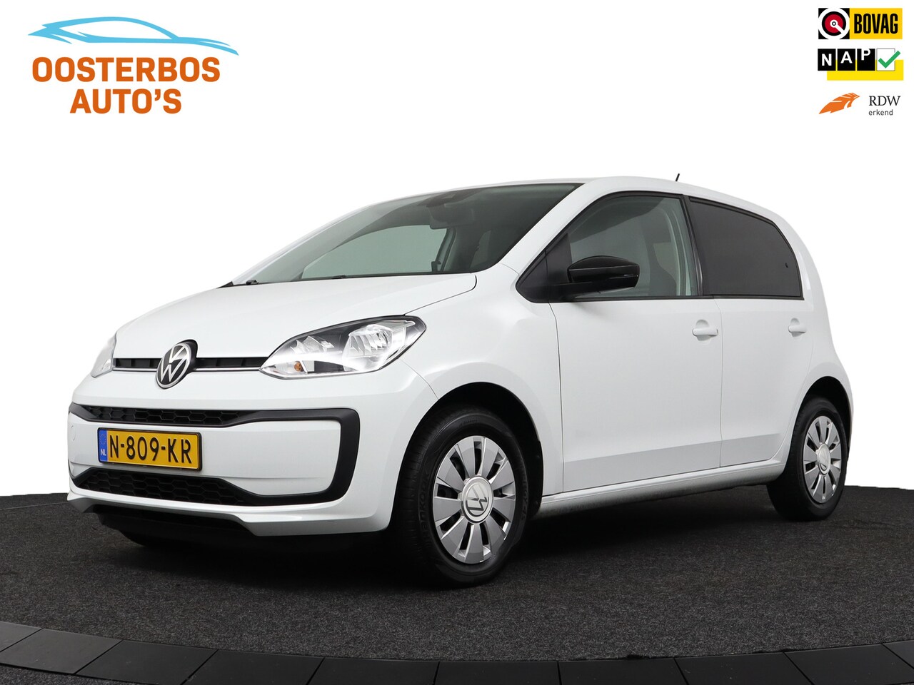 Volkswagen Up! - 1.0 Volautomatische airco/Camera/Cruise/Parkeers.achter/NAP/1e eigenaar - AutoWereld.nl