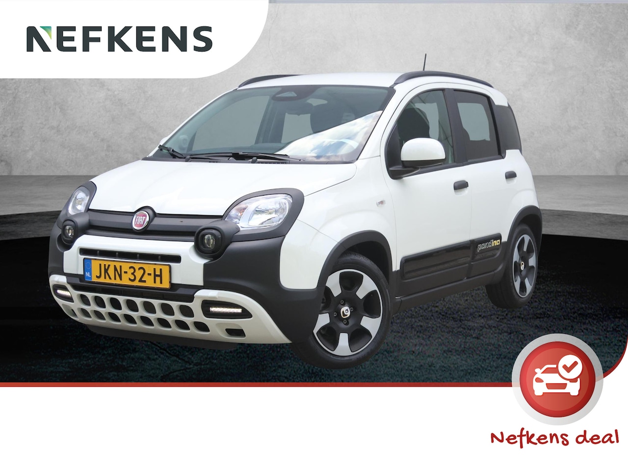 Fiat Panda - 1.0 Hybrid Pandina | AppleCarplay/AndroidAuto | Parkeersensoren Achter | Cruise Control | - AutoWereld.nl