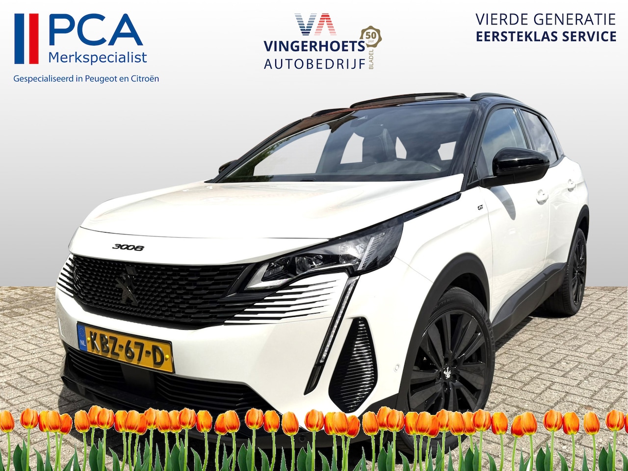 Peugeot 3008 - *** 130 Pk *** GT *** Automaat *** KBZ-67-D Black Pack * Open Schuifdak * Stoelverwarming - AutoWereld.nl
