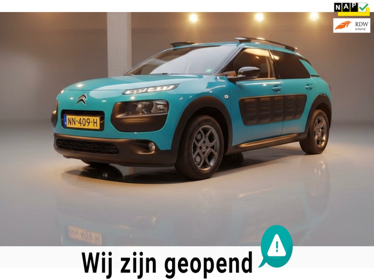 Citroën C4 Cactus - 1.2 PureTech Shine-NAVI|CAMERA|PARK.SENSOR-RIEM VERVANGEN - AutoWereld.nl