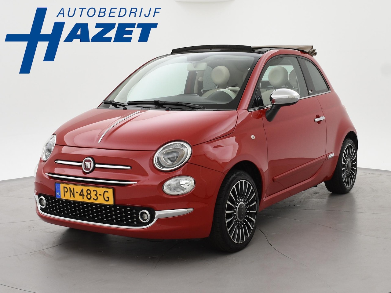 Fiat 500 C - 1.2 4-CIL LOUNGE + NAVIGATIE | 16 INCH | AIRCO | BLUETOOTH AUDIO - AutoWereld.nl