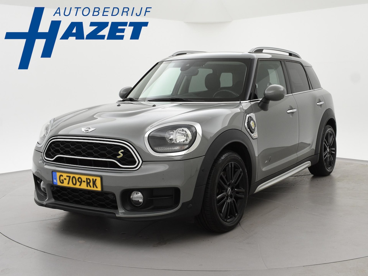 MINI Countryman - 1.5 Cooper S E ALL4 224 PK PLUG-IN HYBRID *MOONWALK GREY*  + UNION JACK | STOELVERW. - AutoWereld.nl