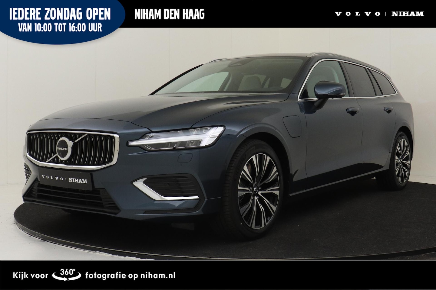 Volvo V60 - T6 PLUG-IN HYBRID AWD ULTRA BRIGHT -PANO.DAK|HARMAN/KARDON|360°CAM|HEAD-UP DISP.|PRIVACY.G - AutoWereld.nl
