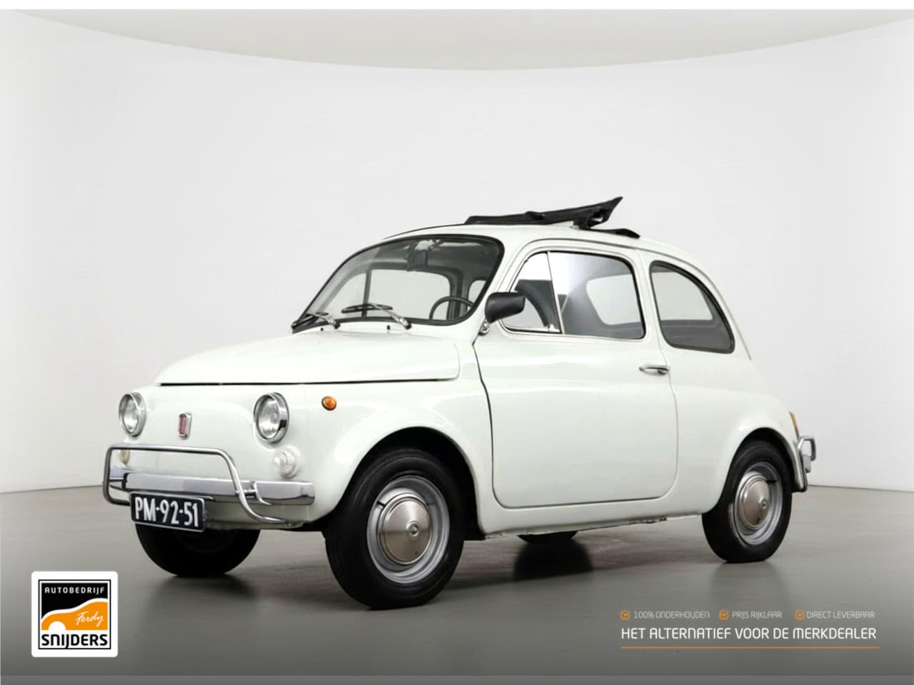 Fiat 500 L - Fiat Unieke schuurvondst uit Italië met slechts 20.095 KM! - AutoWereld.nl