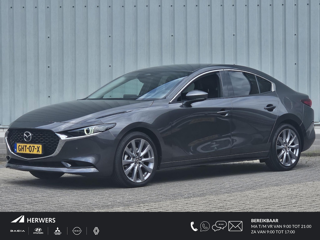 Mazda 3 - 2.0 SkyActiv Hybrid 150PK Exclusive-Line / Trekhaak / Stoel Stuurverwarming / Lederen Bekl - AutoWereld.nl