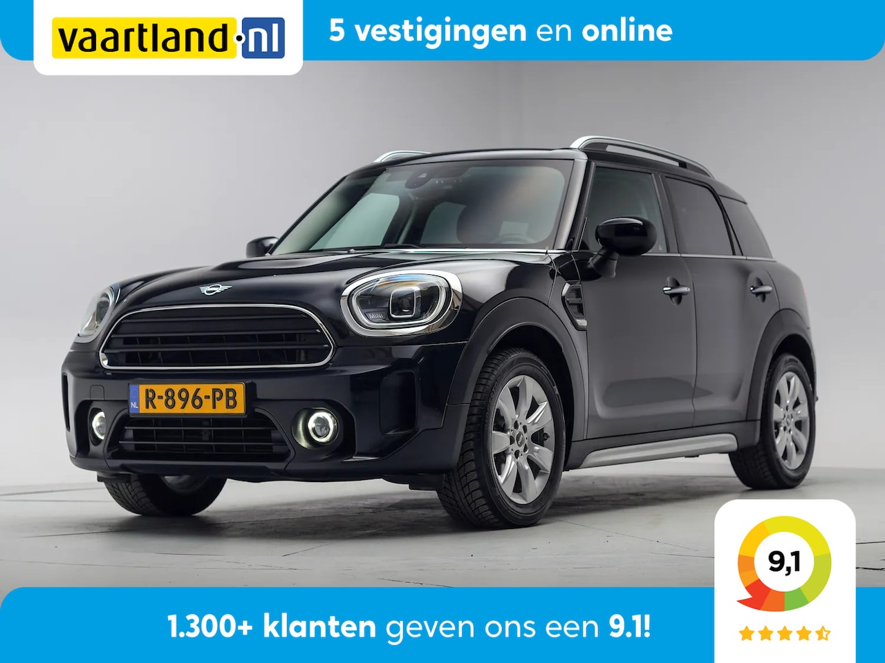 MINI Countryman - 1.5 Cooper Business Ed. Aut. [ Apple / Android LED Navi prof. Sportstoelen Half-leder ] - AutoWereld.nl