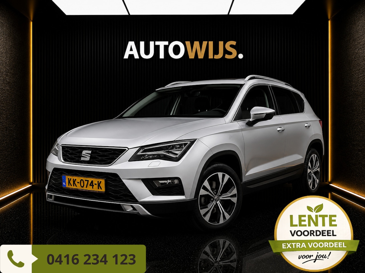 SEAT Ateca - 1.4 EcoTSI Xcellence|AUT|LED|NAVI|CARPLAY|CAMERA|NL AUTO - AutoWereld.nl