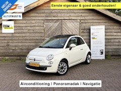 Fiat 500 - 0.9 TwinAir Turbo Lounge | Airco | Pano | Navi | 1e Eigenaar | Elektrische ramen | Super l