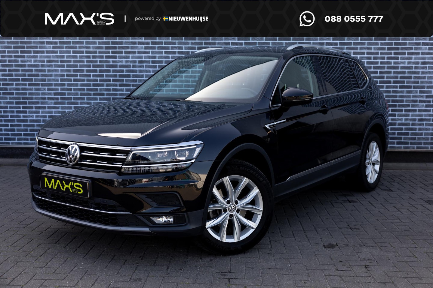 Volkswagen Tiguan Allspace - 1.4 TSI DSG-6 Highline 7p. | 7-Persoons | Lederen Bekleding | Stoelverwarming | Elektrisch - AutoWereld.nl
