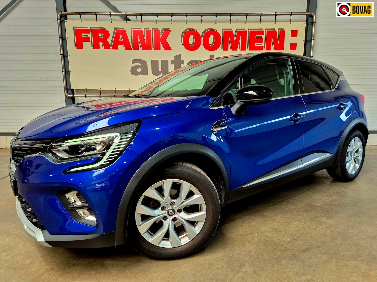 Renault Captur - 1.0 TCe 90 Intens + Trekhaak|LED|Sfeerverl.|Keyless|Navi|DAB|Climate|Cruise|PDC|Leder/stof - AutoWereld.nl
