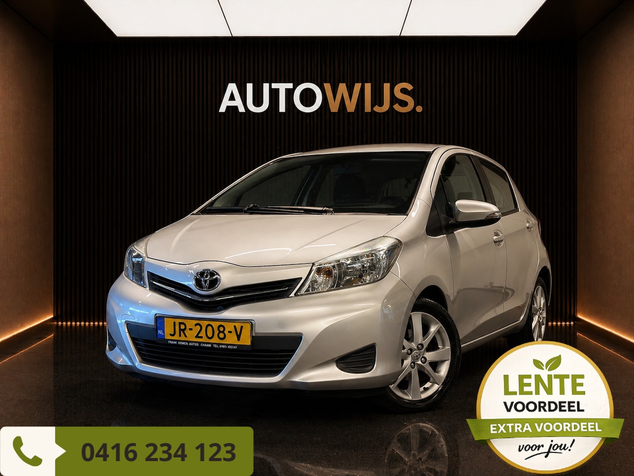 Toyota Yaris - 1.3 VVT-i Aspiration|AUT|CAMERA|NAVI|GOED ONDERHOUDEN - AutoWereld.nl