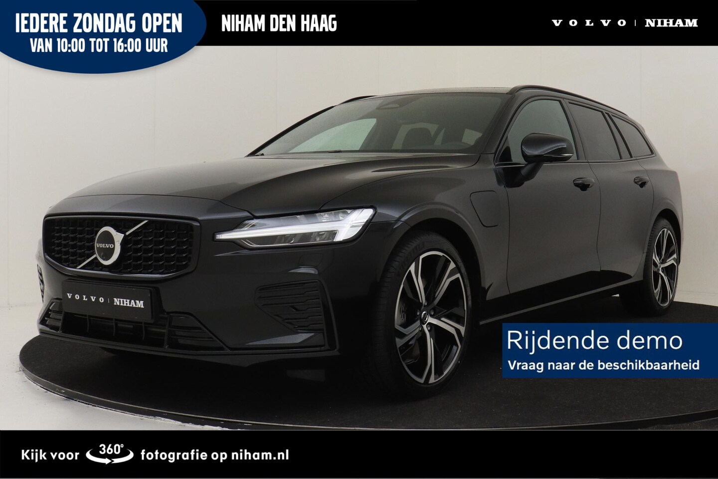 Volvo V60 - T8 PLUG-IN HYBRID AWD ULTRA PERFORMANCE ED. DARK -PANO.DAK|HARMAN/KARDON|HEAD-UP DISP.|360 - AutoWereld.nl