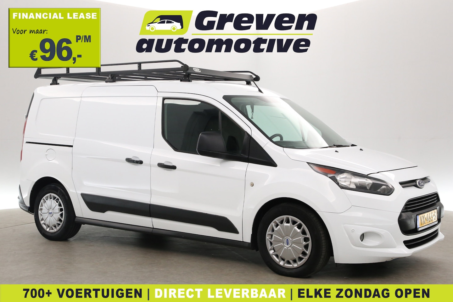 Ford Transit Connect - 1.5 TDCI 100PK L2 | Airco | 3 Zits | Cruise | Trekhaak | Parkeersens. | Imperiaal - AutoWereld.nl