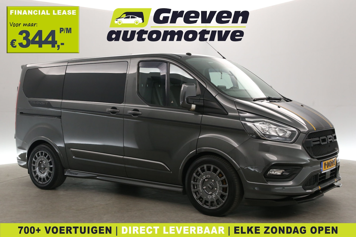 Ford Transit Custom - 2.0 TDCI L1H1 SPORT 170PK | Airco | Cruise | Camera | 3 Zits | Trekhaak | Carplay | LED - AutoWereld.nl