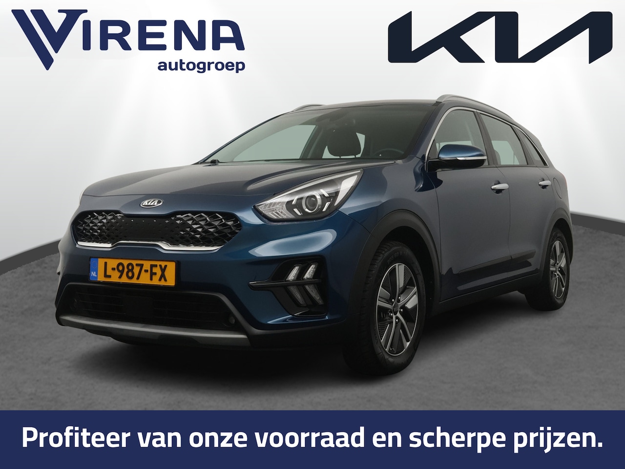Kia Niro - 1.6 GDi Hybrid DynamicLine - Trekhaak - Cruise Control - Navigatie - Camera - Apple CarPla - AutoWereld.nl