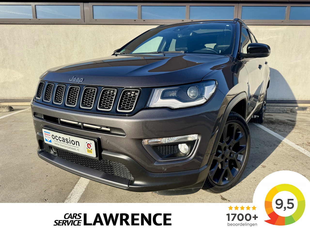 Jeep Compass - 4xe 240 Plug-in Hybrid Electric S | Pano-Dak | To-Tone | Leer | 1ste Eig. | Winterset | - AutoWereld.nl